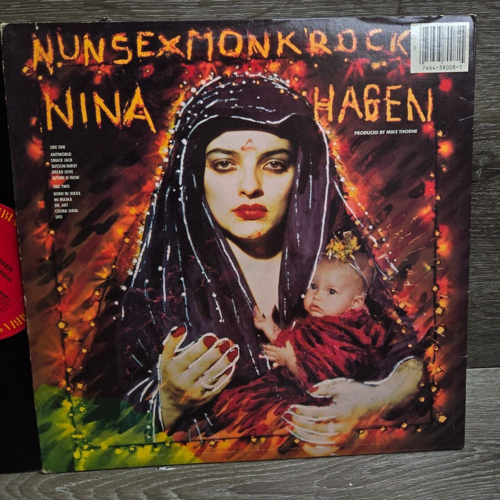 Nina Hagen NunSexMonkRock Columbia Records Vinyl LP Album 1982 ARC 38008 Tested